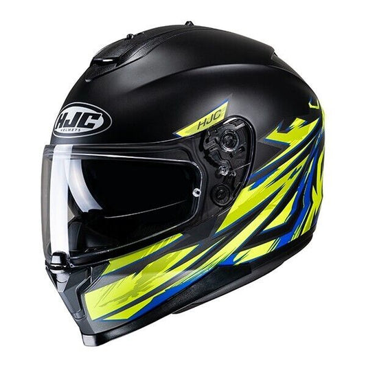 HJC C70 Full Face Helmet - Pentas Black Yellow Blue