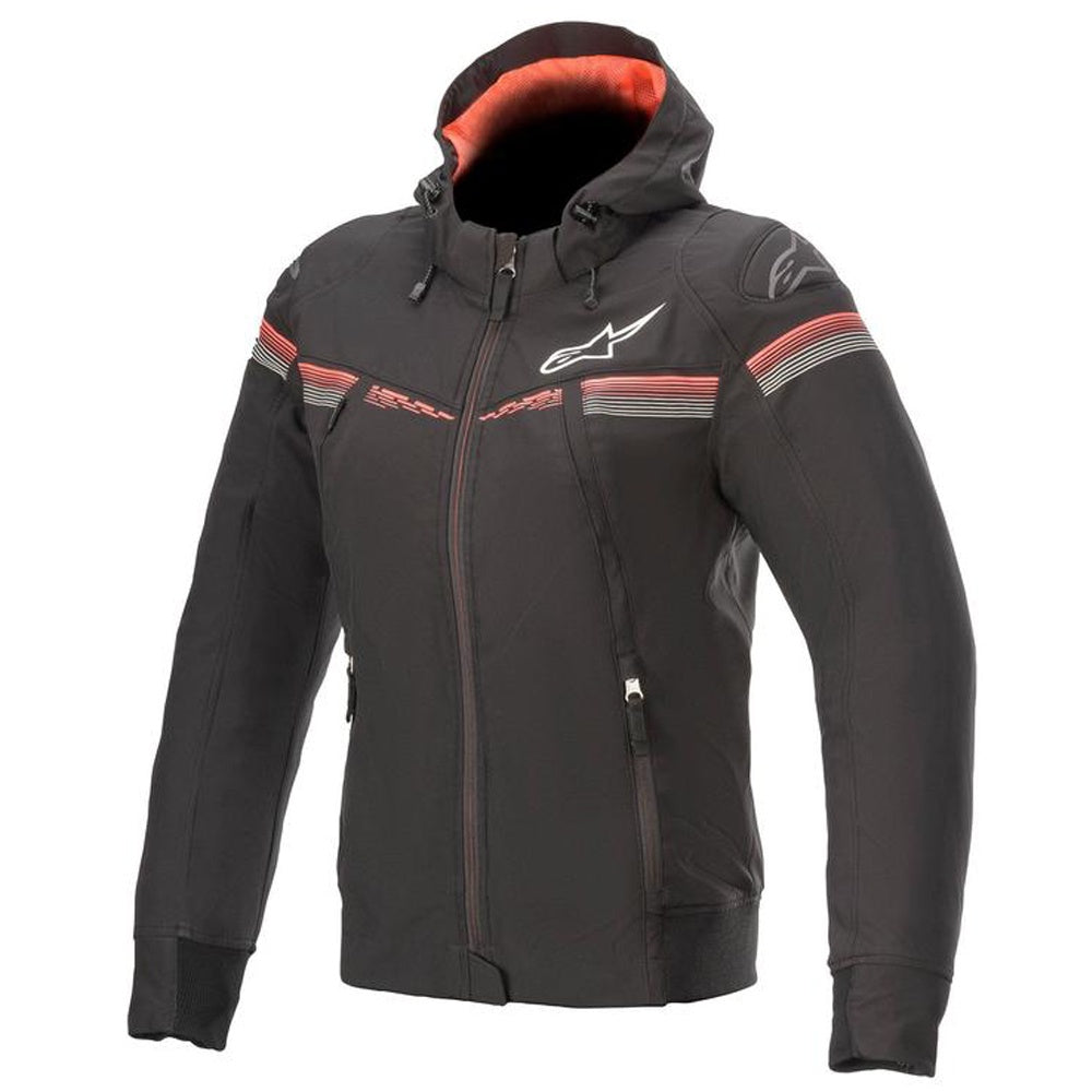 Alpinestars Stella Sektor V2 Ladies Tech Hoodie - Black / Coral