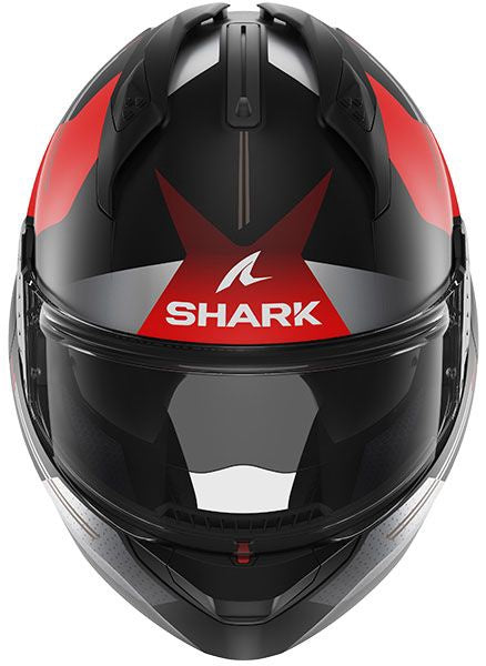 Shark Evo GT Tekline Flip Front Helmet KUR - Black / Red