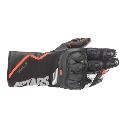 Alpinestars SP-365 Drystar Waterproof Gloves - Black / Red Fluo / White