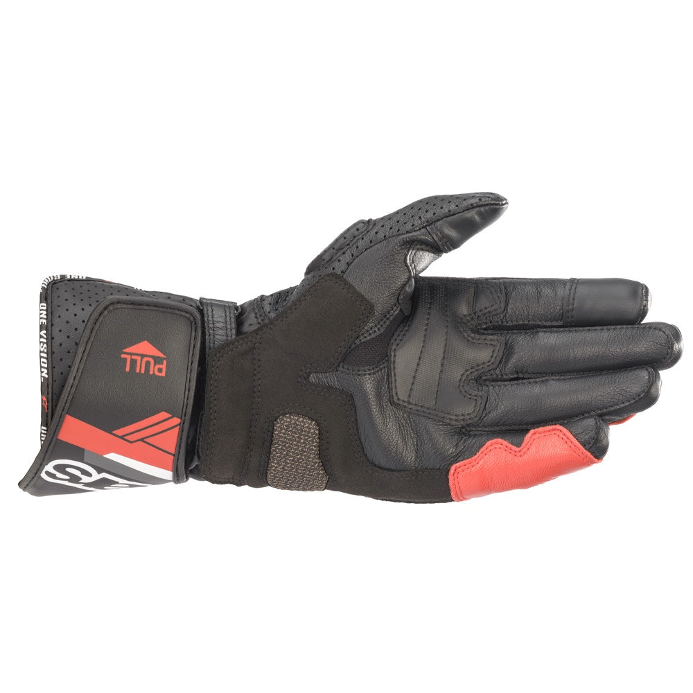 Alpinestars SP-8 V3 Leather Gloves - Black / White / Red