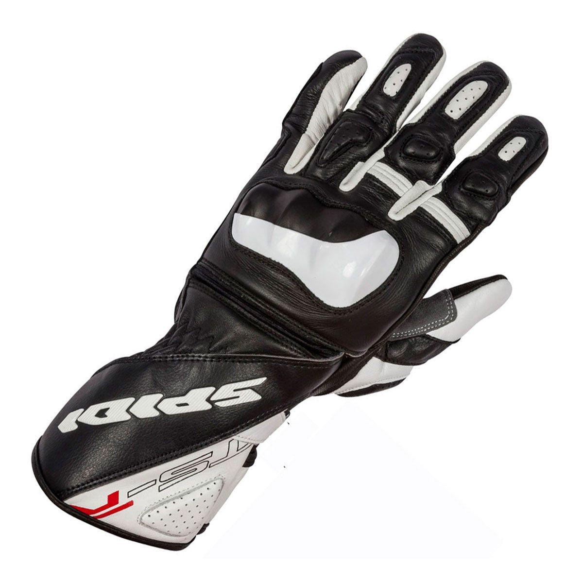 Spidi STS-R2 CE Ladies Leather Gloves - Black / White