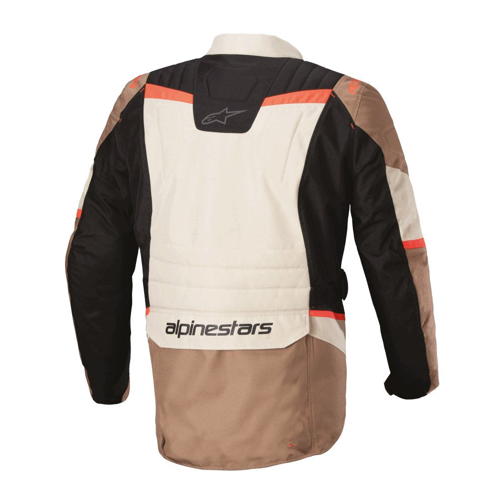 Alpinestars ST-1 Waterproof Jacket - Dark Khaki Sand / Black / Red Fluo