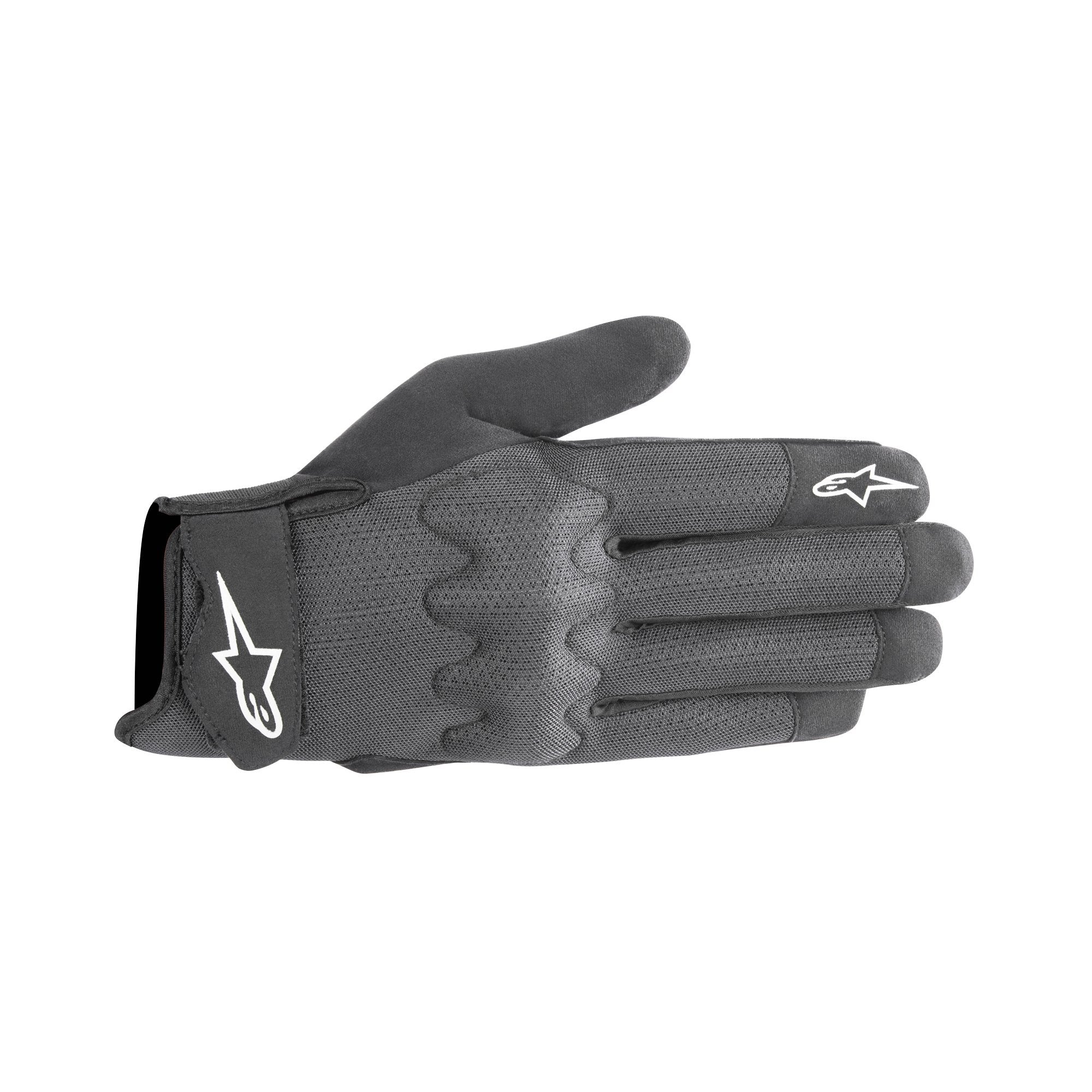 Alpinestars Stated Air Short Gloves - Black / Silver