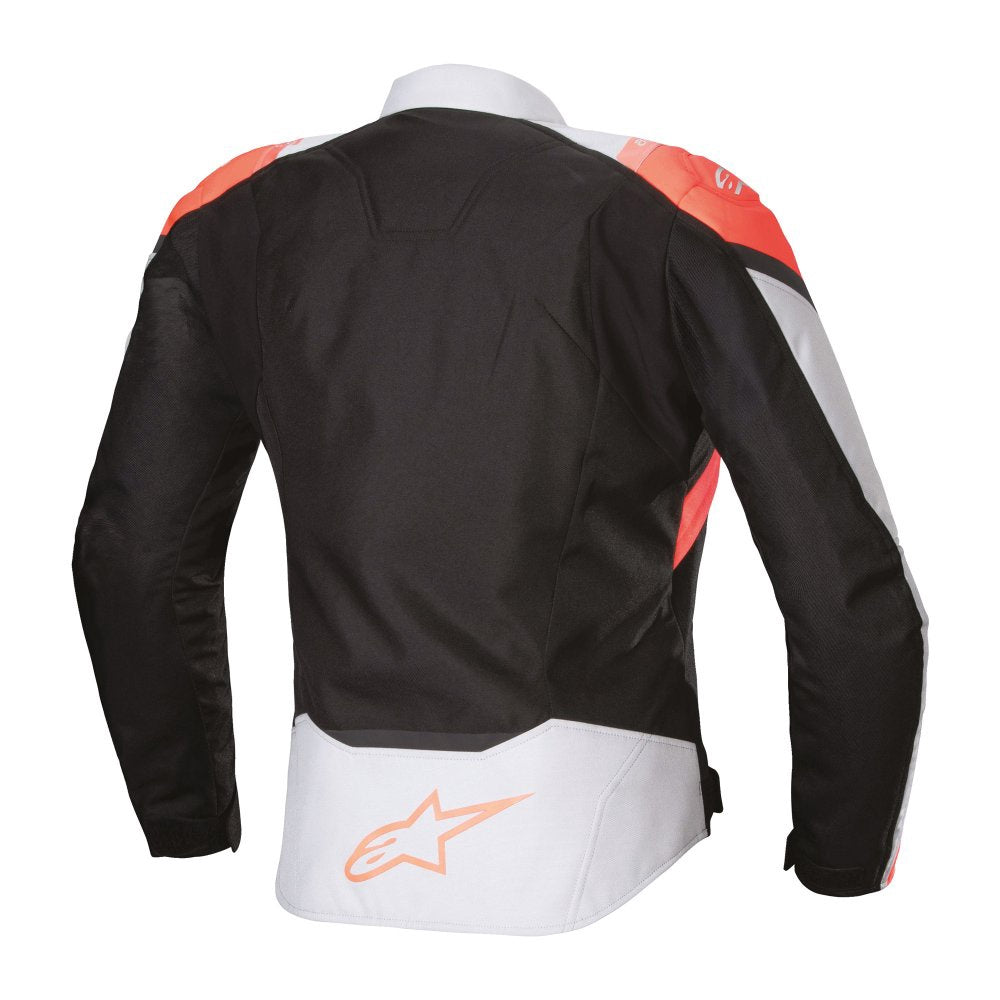 Alpinestars Stella T-Jaws V4 Waterproof Jacket - Black / Ice Grey / Fluo Coral