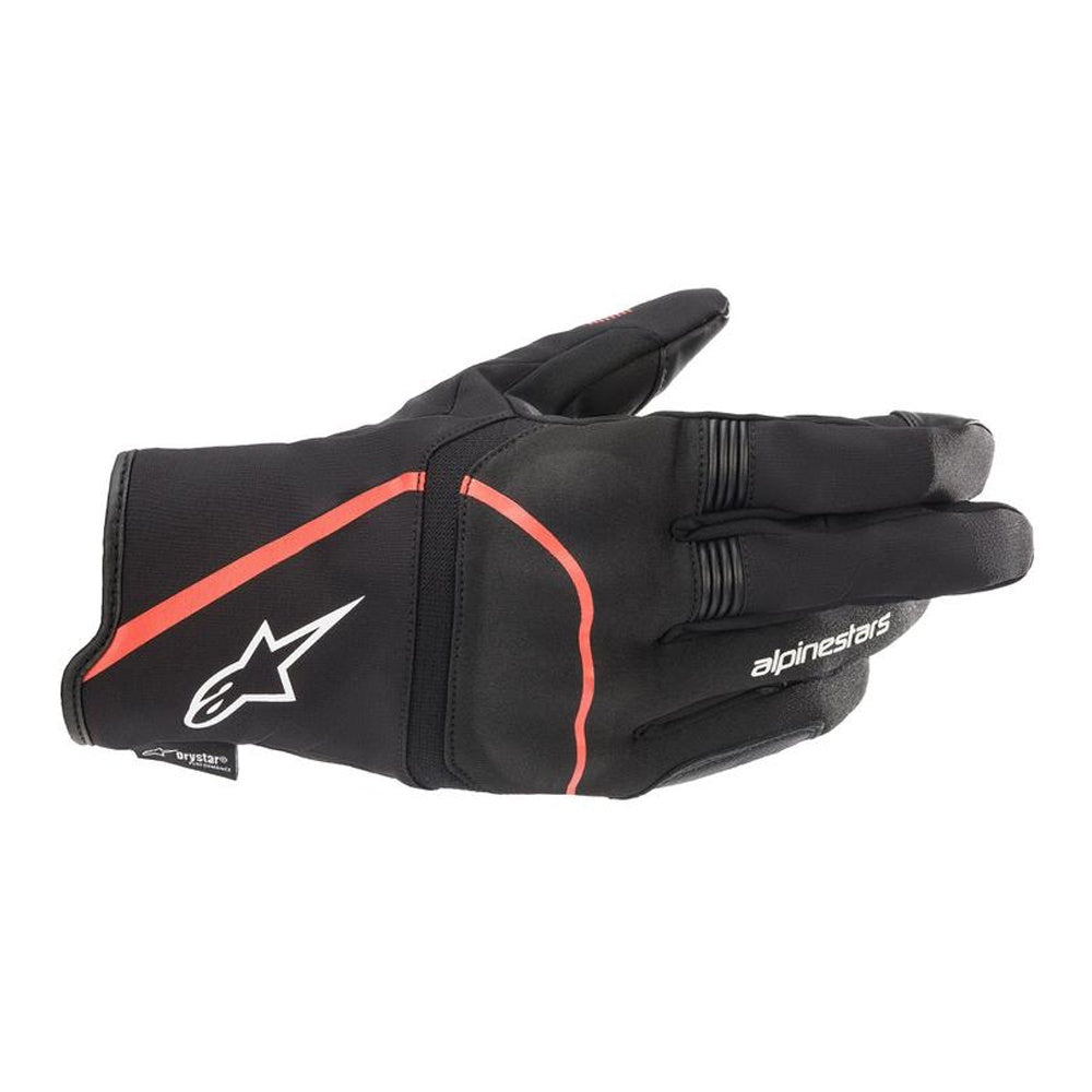 Alpinestars Syncro V2 Drystar Waterproof Gloves- Black / Red Fluo