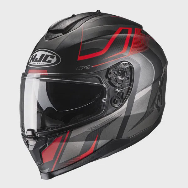 HJC C70 Full face Helmet Troky - Black / Red