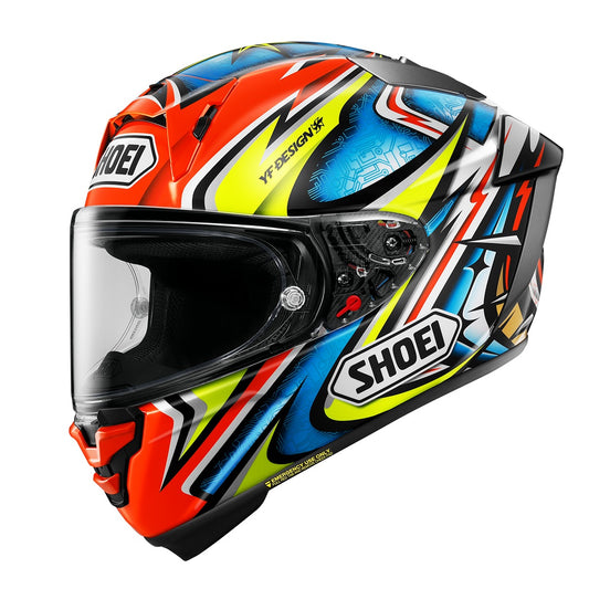 Shoei X-SPR Pro Daijiro TC1 Helmet - Red / Yellow / Blue